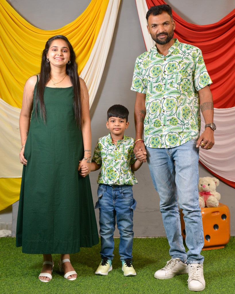 Forest Floral Jacket Family Set