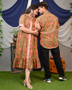 Basil Floral Shirt Dress Family Set