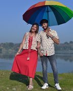 Cherry Red Jacket Family Set