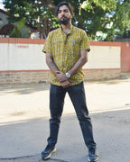 Yellow Fish Print Shirt