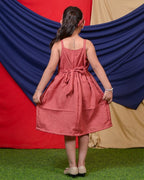 Pink Checkered Kids dress