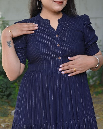 Starry Indigo Short Dress