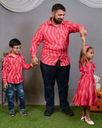 Flamingo Pink Father Kid Twining