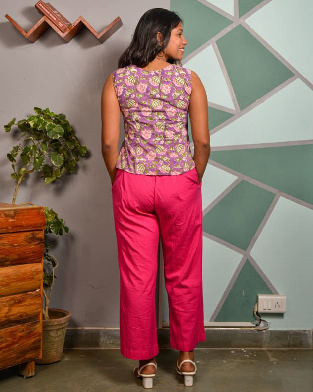 Lavender Vest Co-ord Set