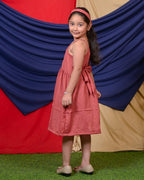 Pink Checkered Kids dress