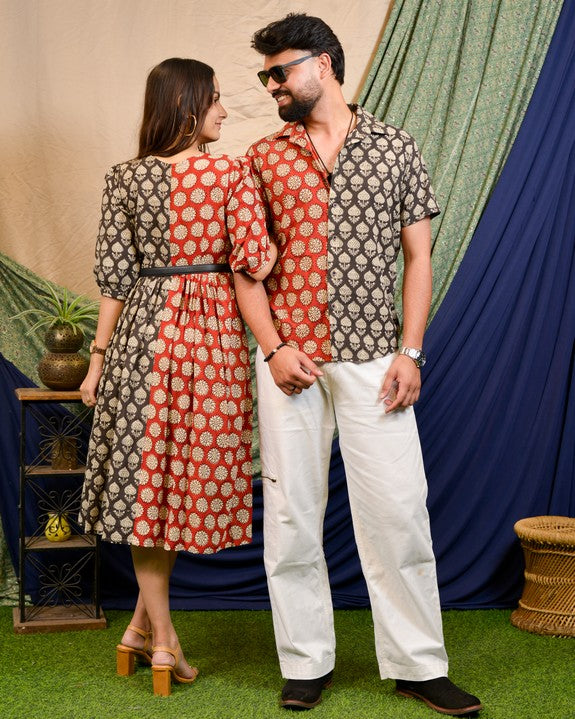 Rosy Noir Vine Couple