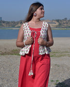 Cherry Red Jacket Family Set