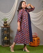 Red Pinwheel Jacket Dress