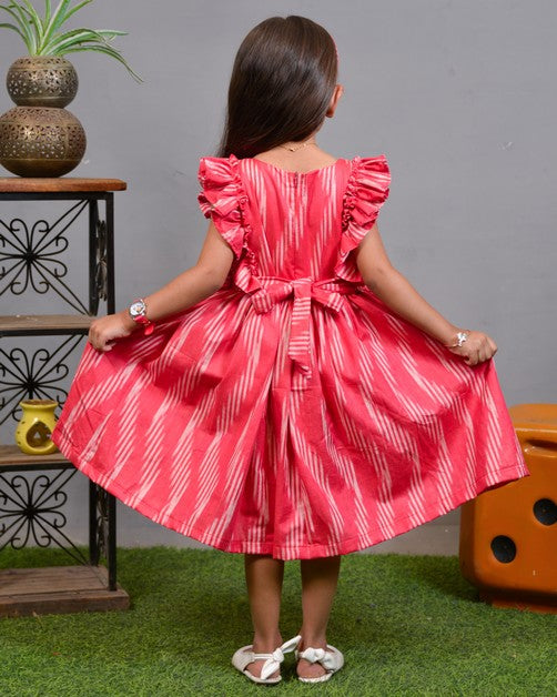Flamingo Pink Kids Dress