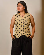 Black Hearts Vest Co-ord Set