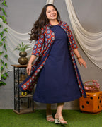 Red Pinwheel Jacket Dress