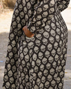 Black Floret Dress