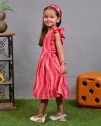 Flamingo Pink Kids Dress