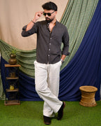 Black Kantha Shirt