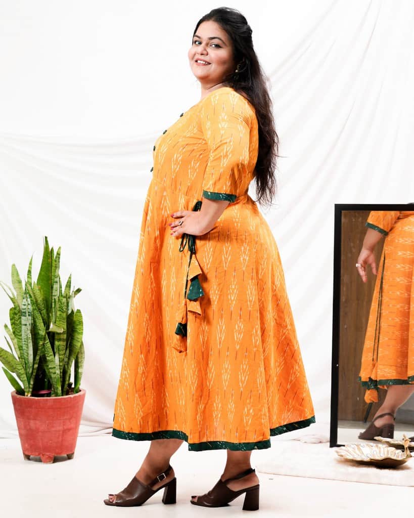 Canary Yellow Plus Size Dress