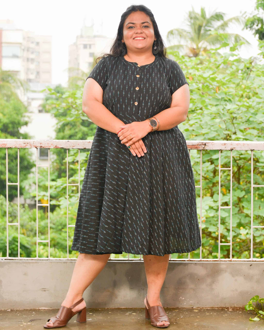 Ocean Black Glorious Plus Size Dress
