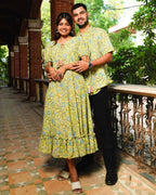 Tangy Lemon Frill Couple Set