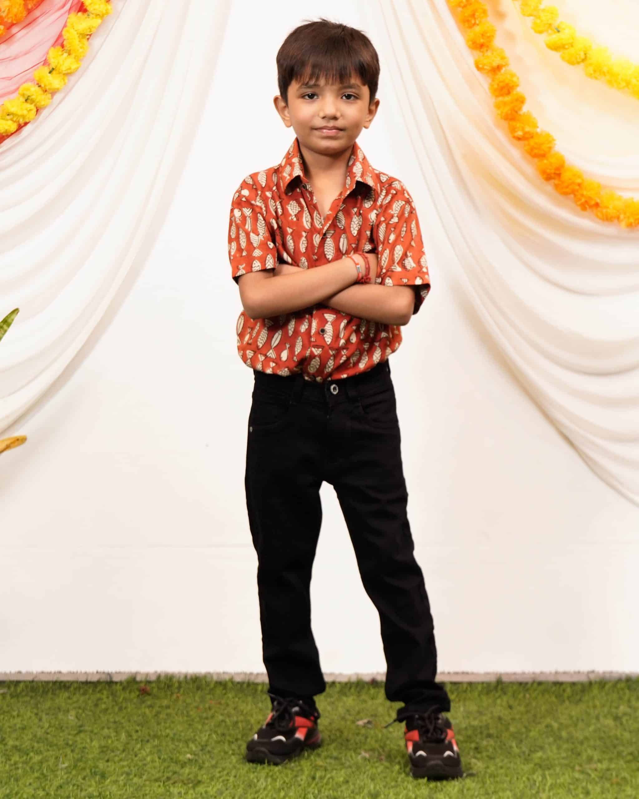 Fish Red Kid Shirt Secondary image