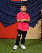 Starry Hot Pink Kids Shirt