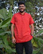 Canary Red Kurta