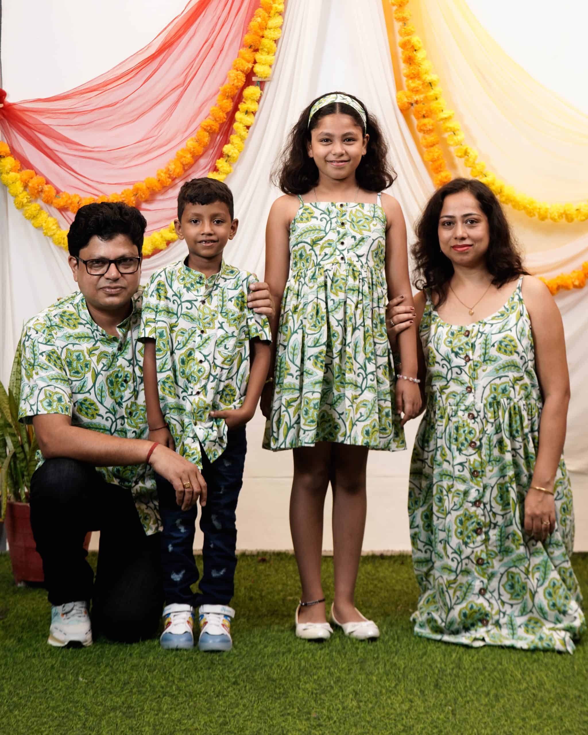 Forest Floral Strappy Family Set