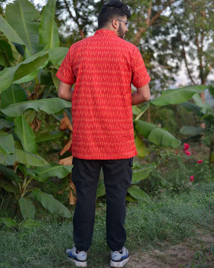 Canary Red Kurta