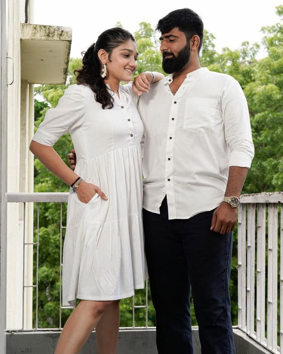 Starry White Short Couple