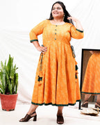 Canary Yellow Plus Size Dress