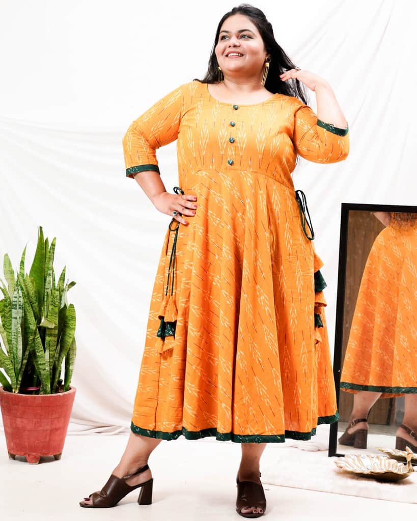 Canary Yellow Plus Size Dress