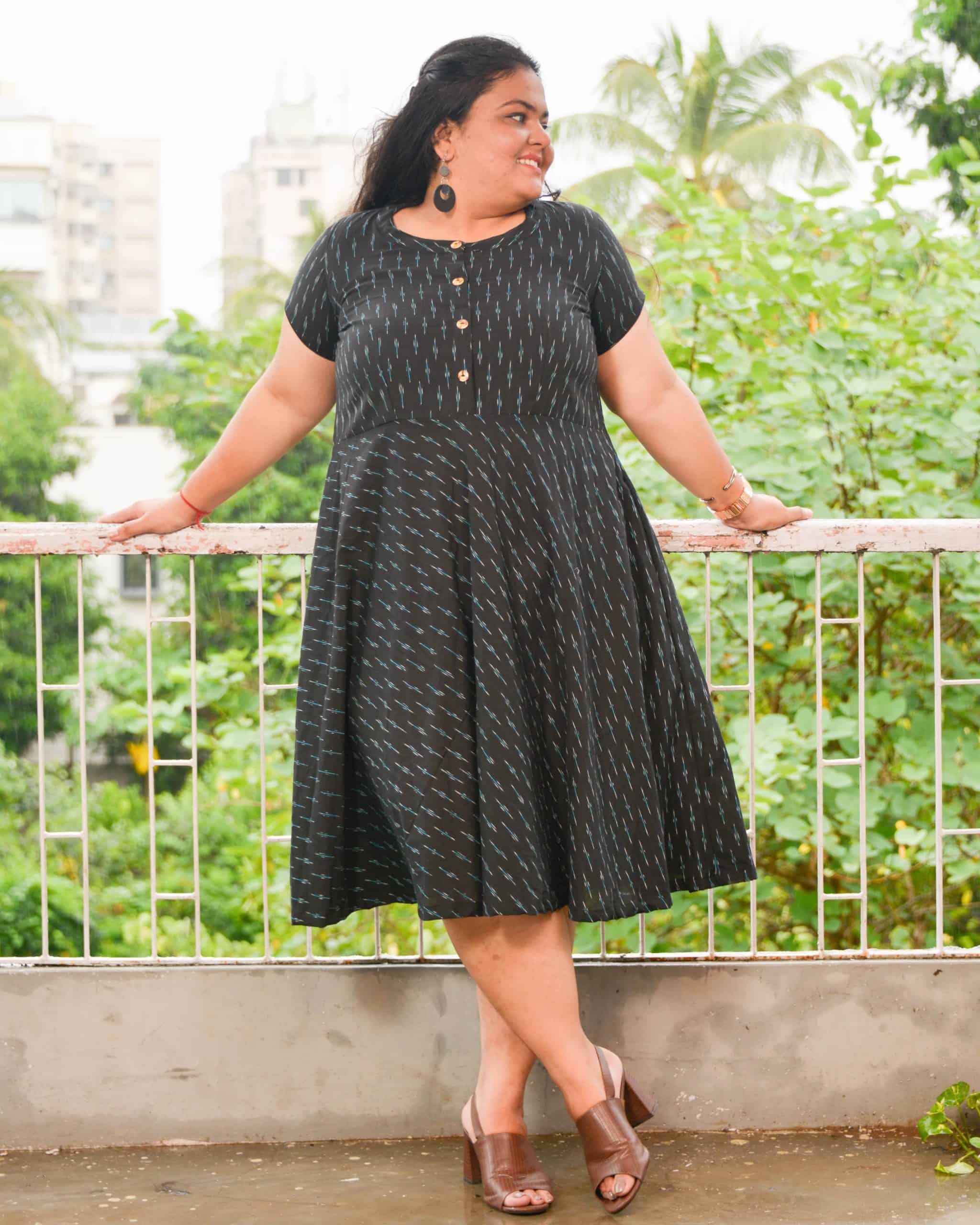 Ocean Black Glorious Plus Size Dress