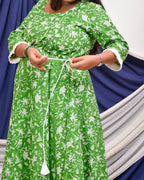Emerald Green Nursing Dress