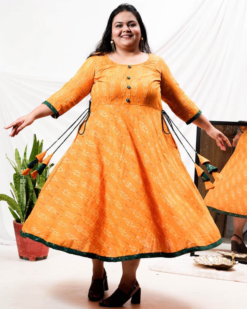 Canary Yellow Plus Size Dress