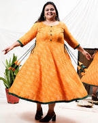 Canary Yellow Plus Size Dress