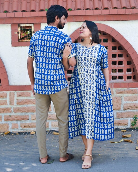 Blue Fish Family Set