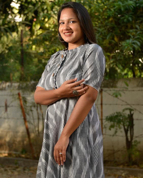 Greywood Anarkali Dress