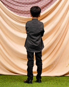 Black Kantha Kids Shirt