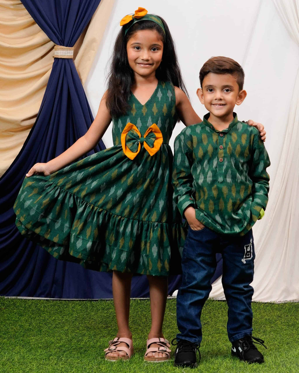Pickle and Pine Frill Dress Mom Kid Twinning