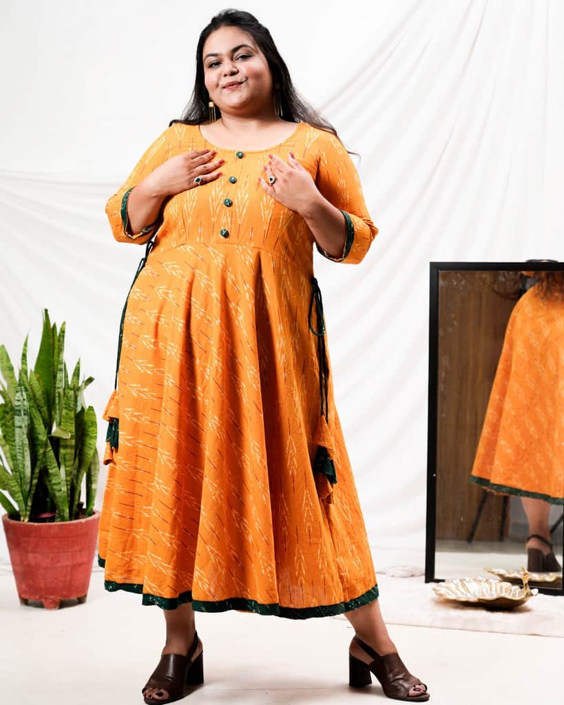 Canary Yellow Plus Size Dress