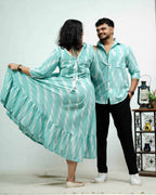 Sea Green Panache Couple Set