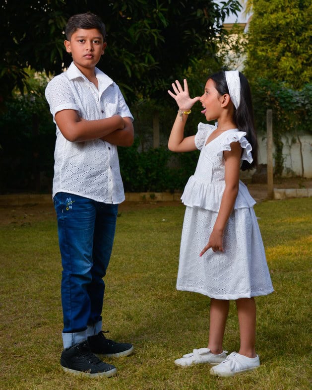 White Cutwork Short Family