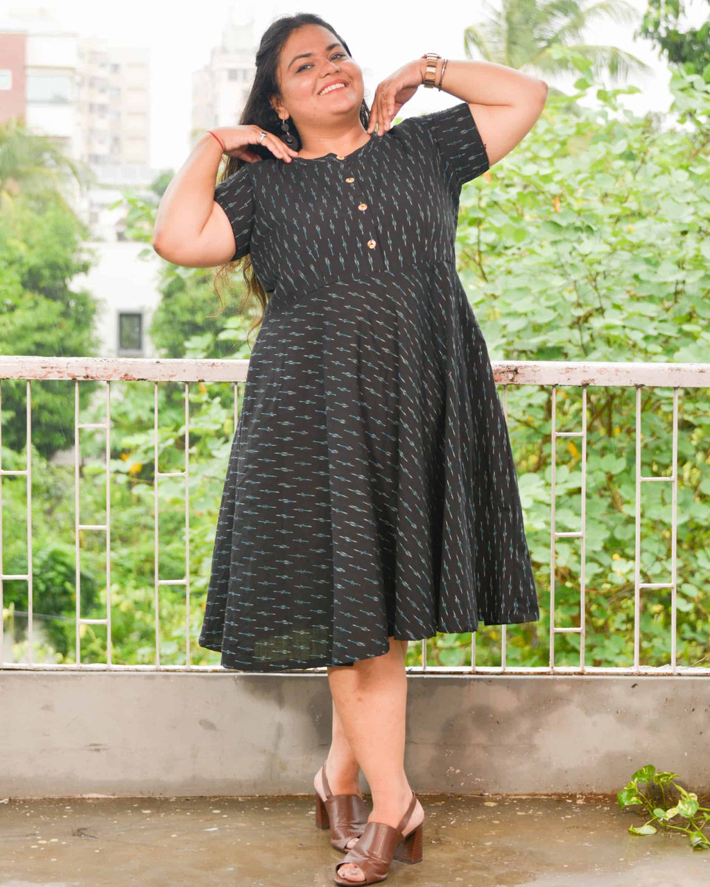 Ocean Black Glorious Plus Size Dress