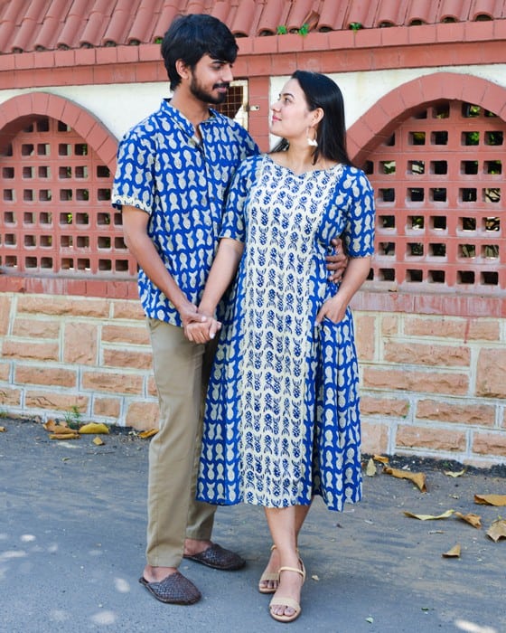 Blue Fish Family Set