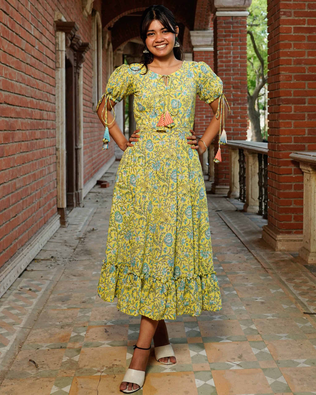 Tangy Lemon Frill Couple Set