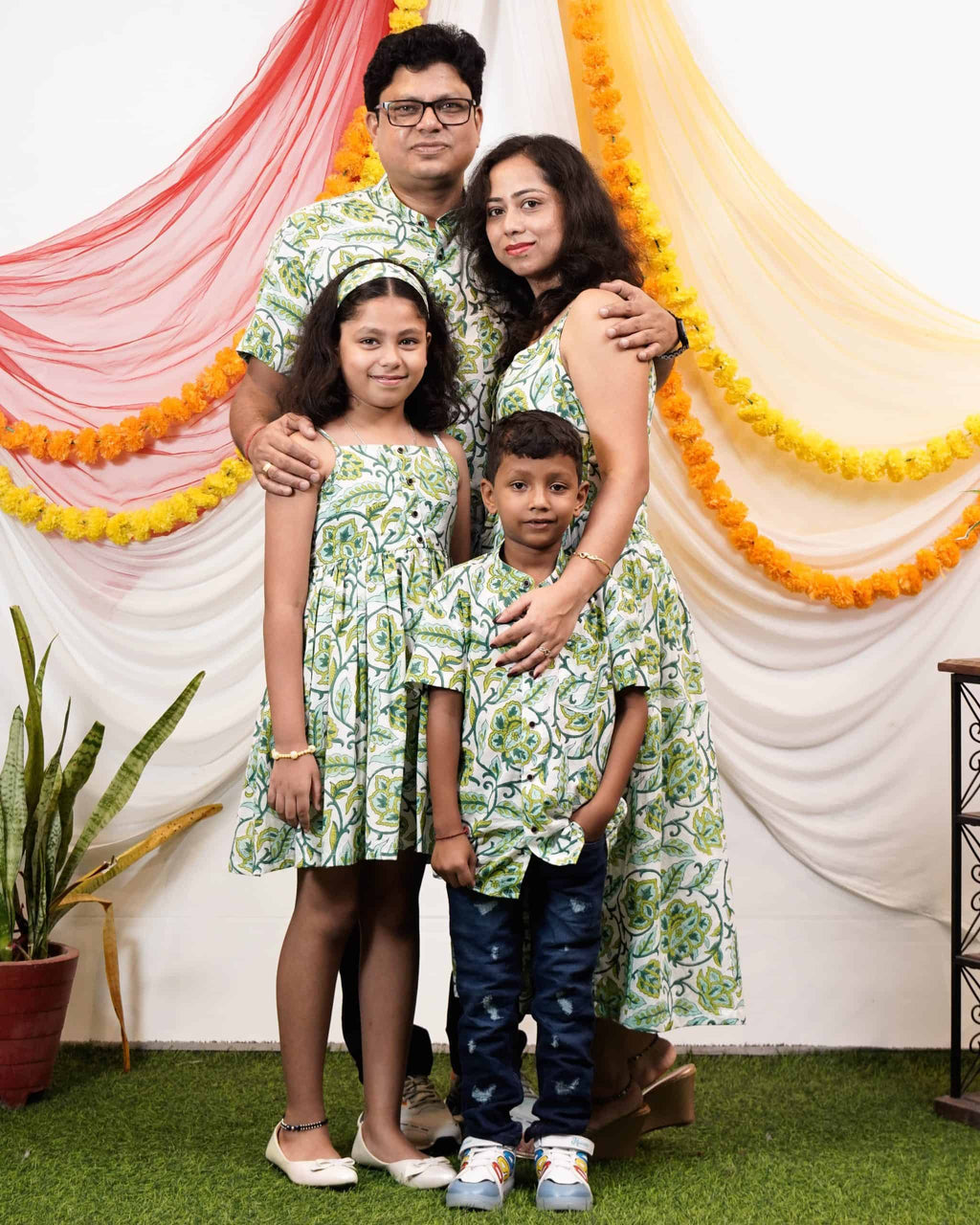 Forest Floral Strappy Family Set