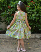 Mint Green Kids Dress