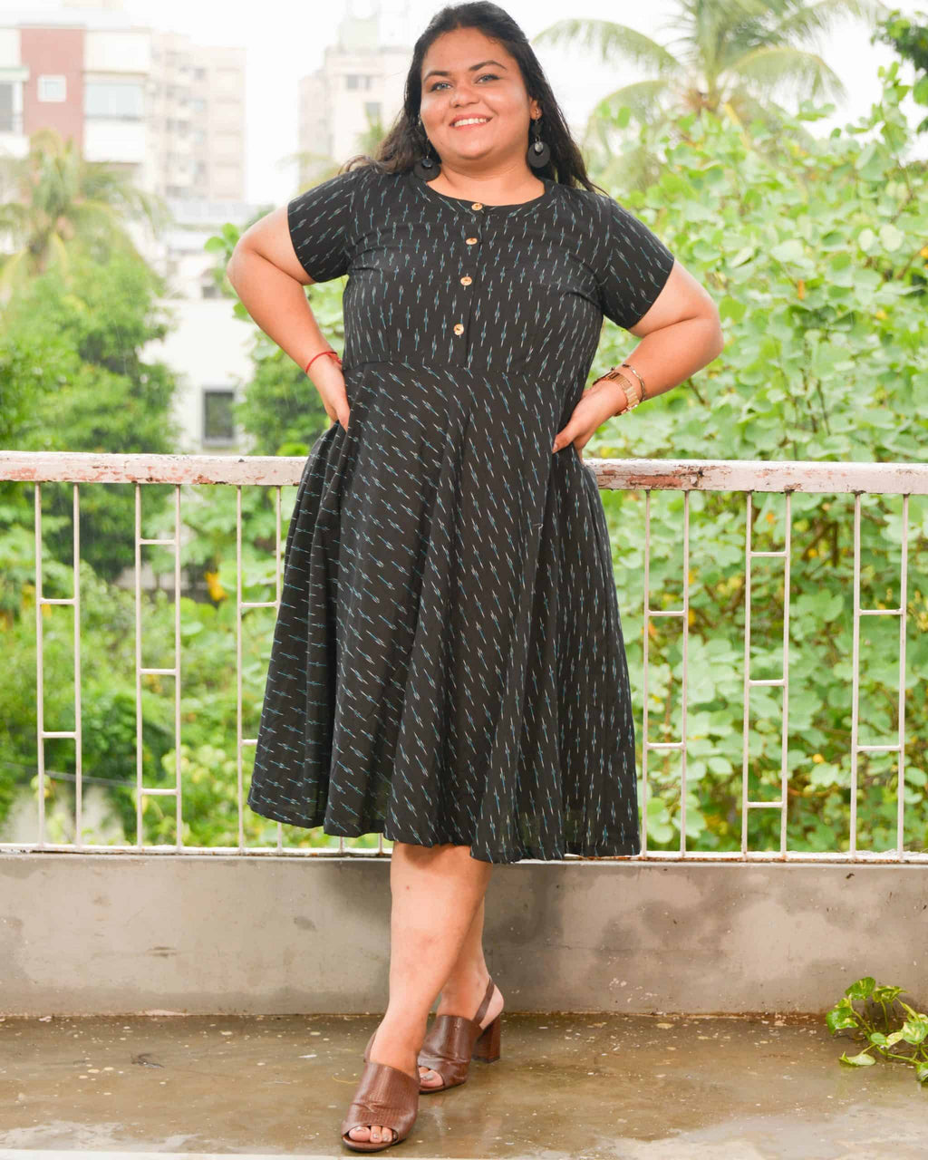 Ocean Black Glorious Plus Size Dress