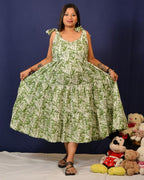 Pista Forest Tie Up Maternity Dress