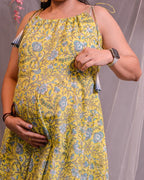 Lemon Kiara Nursing Dress