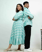 Sea Green Panache Couple Set