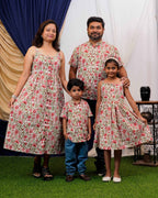 Pink Floral Strappy Family Set